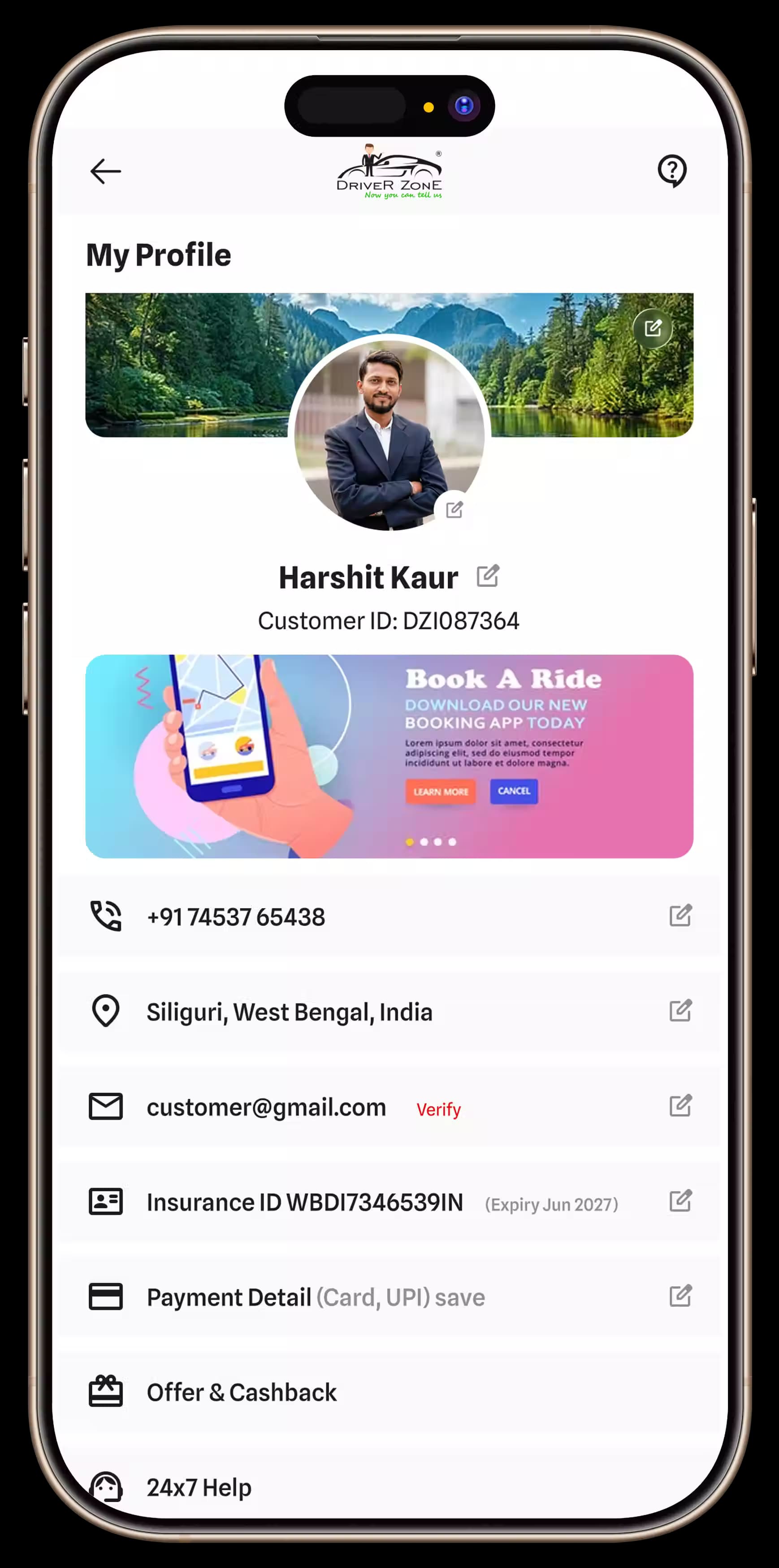 Customer App Mockup 10