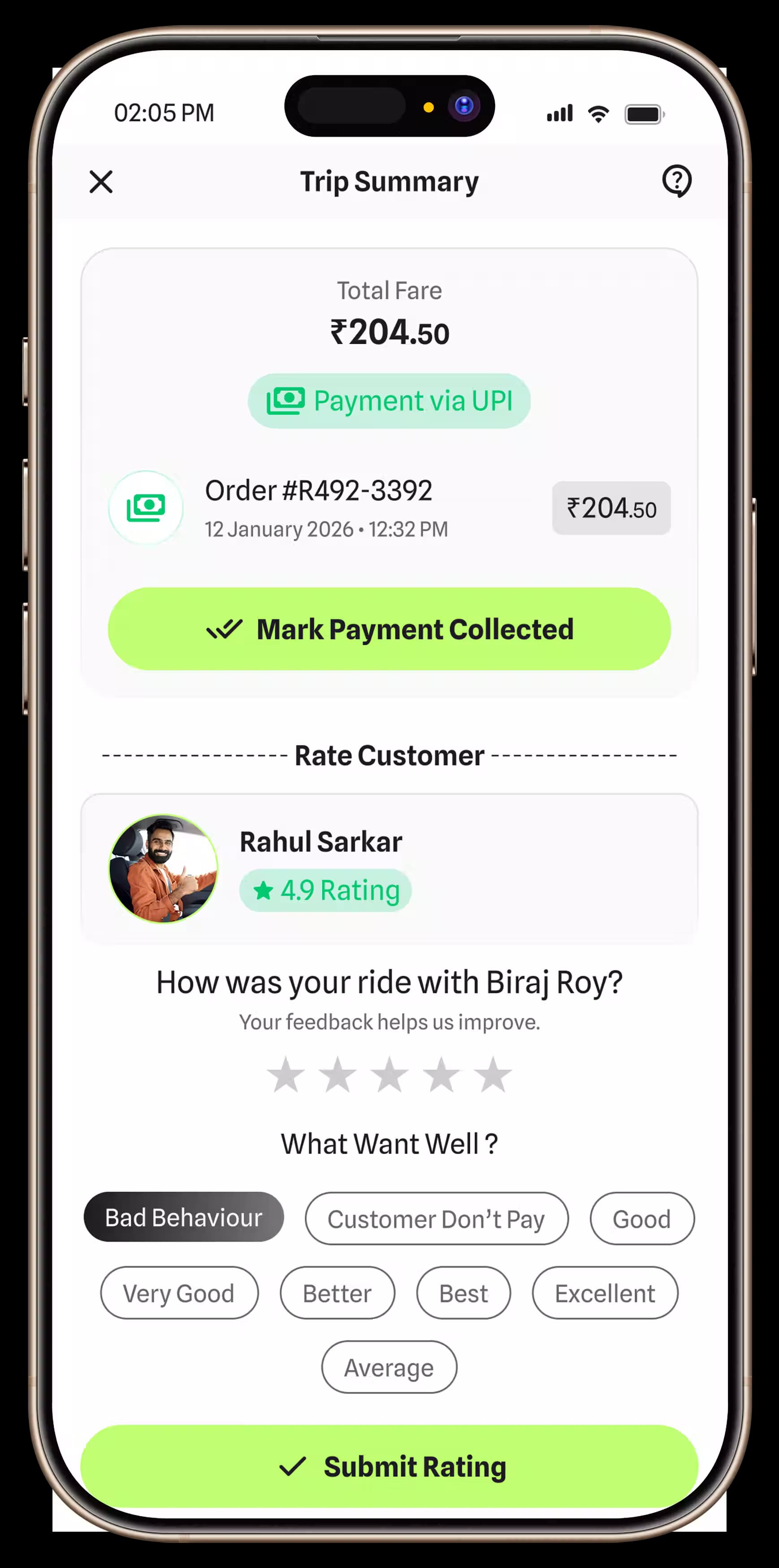 Driver App Mockup 9